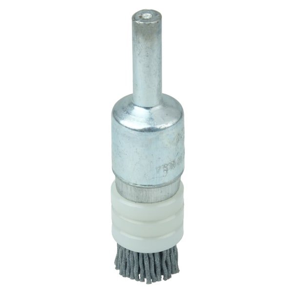 Weiler 1/2" Banded Nylox End Brush, .035/180SC Crimped Fill 11161 - main